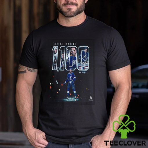 Congratulations To Steven Stamkos 1100 NHL Points In Career Art Shirt