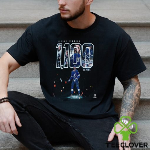 Congratulations To Steven Stamkos 1100 NHL Points In Career Art Shirt