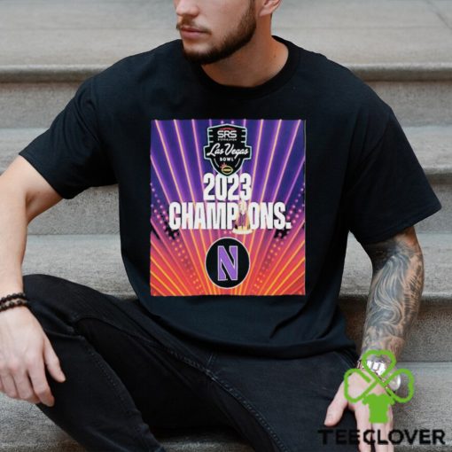 Congratulations To The Northwestern Football On Winning The 2023 SRS Distribution Las Vegas Bowl Shirt