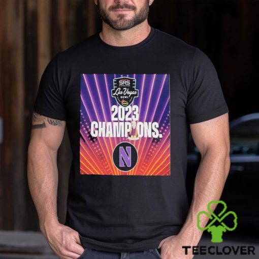 Congratulations To The Northwestern Football On Winning The 2023 SRS Distribution Las Vegas Bowl Shirt