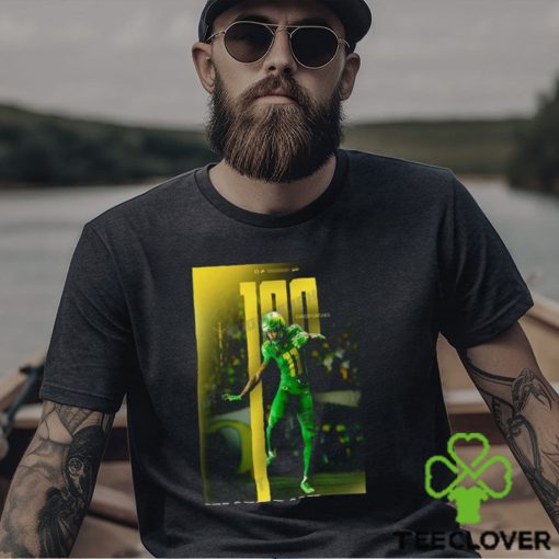 Congratulations Troy Franklin 100 Career Catches Oregon Ducks shirt