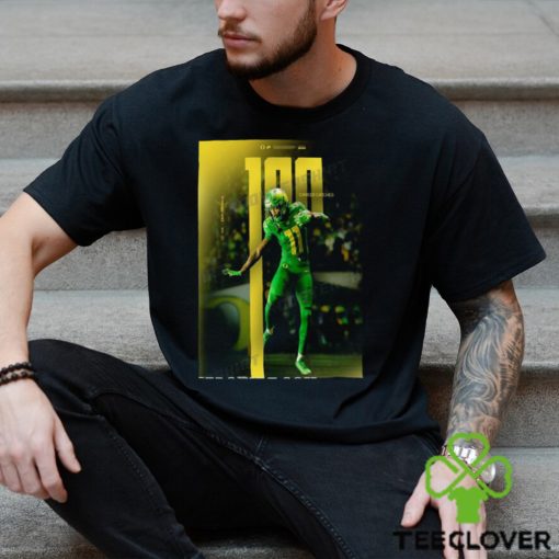 Congratulations Troy Franklin 100 Career Catches Oregon Ducks shirt