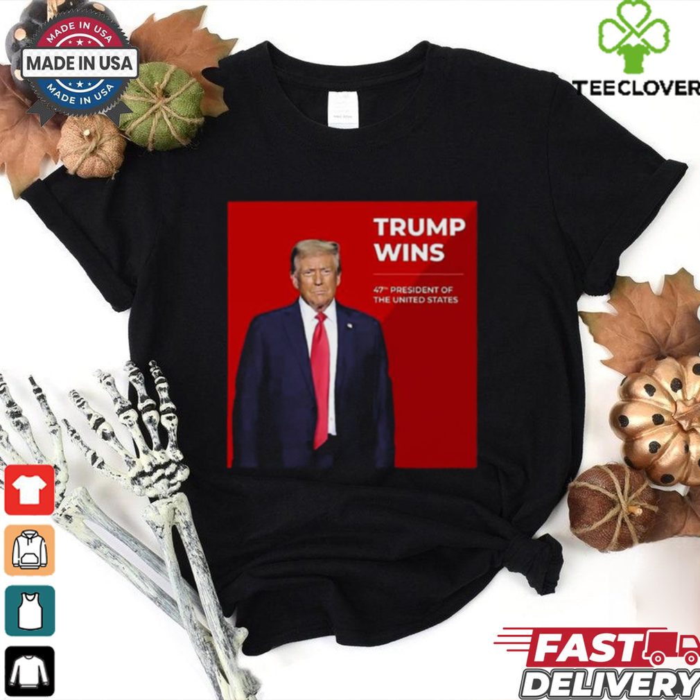 Congratulations Trump Wins 47th President Of The United States Shirt Congratulations Trump Wins 47th President Of The United States Shirt