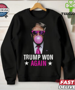 Congratulations Trump Won Again 2024 Election Vote President 47th American Shirt