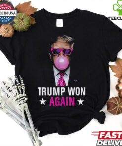 Congratulations Trump Won Again 2024 Election Vote President 47th American Shirt