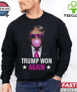 Congratulations Trump Won Again 2024 Election Vote President 47th American Shirt
