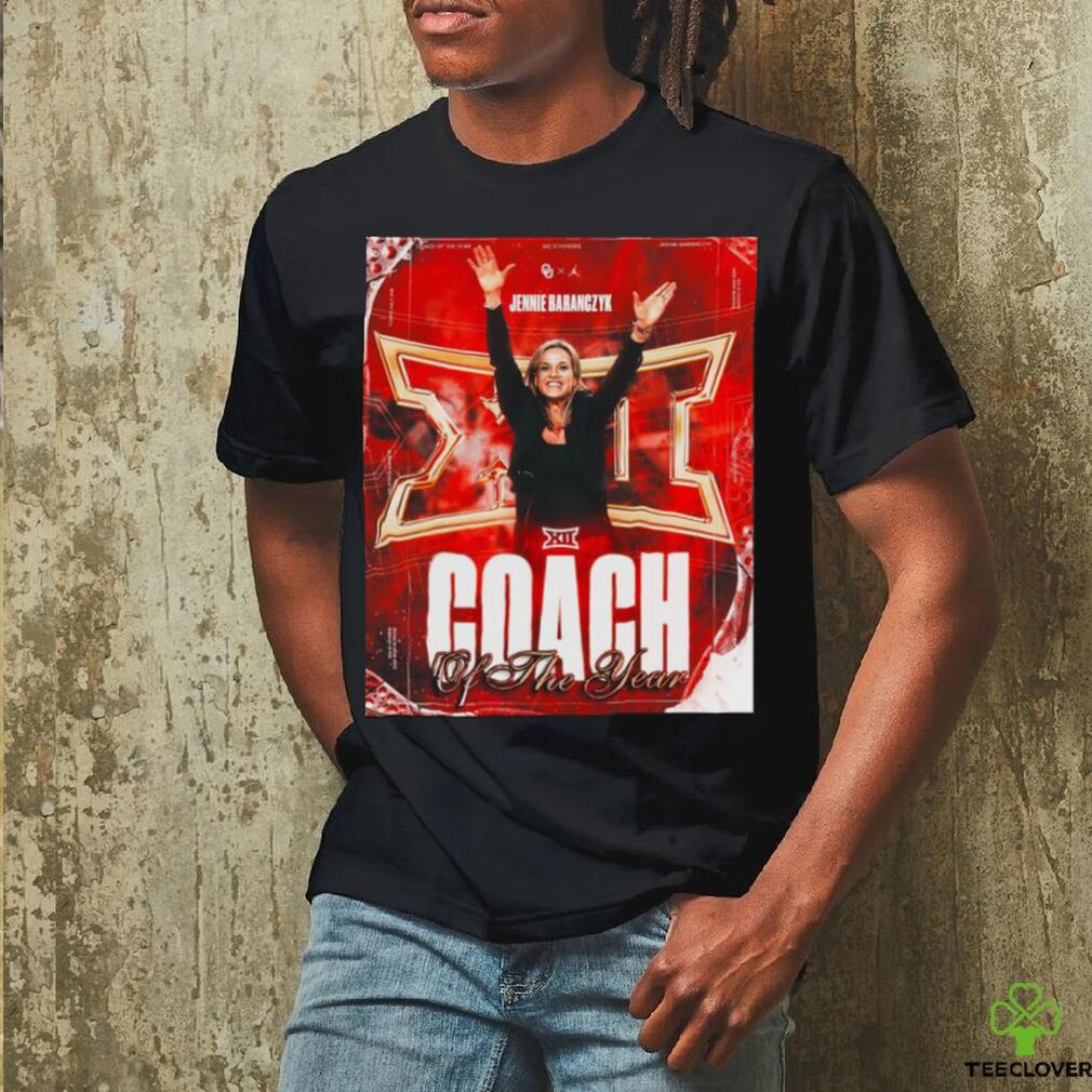 Congratulations to Jennie Baranczyk Is The Big 12 Coach Of The Year Shirt Congratulations to Jennie Baranczyk Is The Big 12 Coach Of The Year Shirt