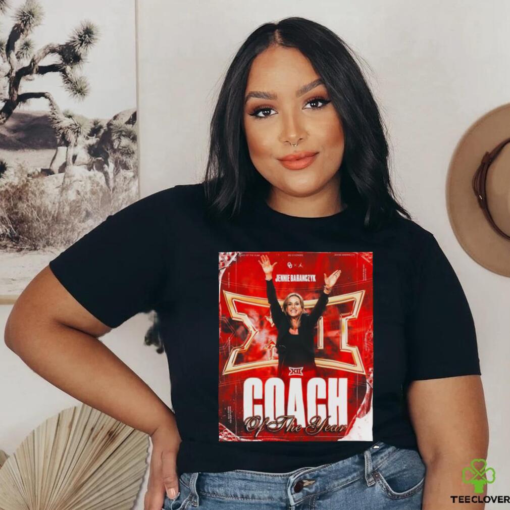 Congratulations to Jennie Baranczyk Is The Big 12 Coach Of The Year Shirt Congratulations to Jennie Baranczyk Is The Big 12 Coach Of The Year Shirt