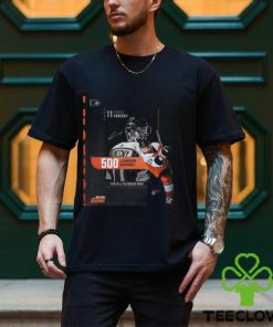 Congratulations to Travis Konecny 500 NHL Career Games With The Philadelphia Flyers Unisex T Shirt