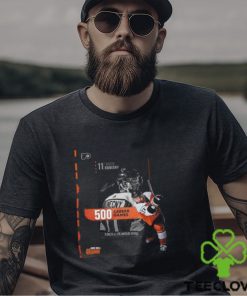 Congratulations to Travis Konecny 500 NHL Career Games With The Philadelphia Flyers Unisex T Shirt 3 Congratulations to Travis Konecny 500 NHL Career Games With The Philadelphia Flyers Unisex T Shirt