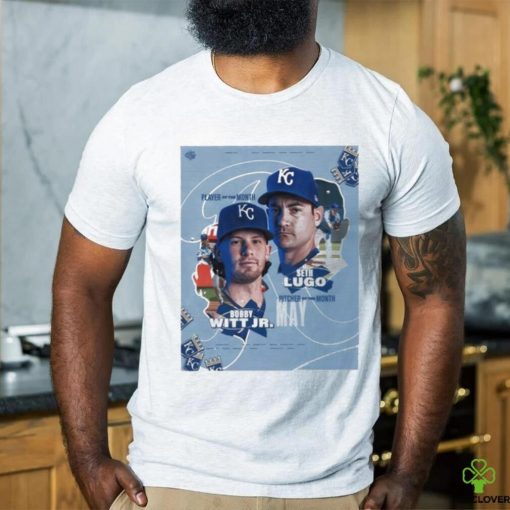 Congratulations to our may player and pitcher of the month awardwinners bobby witt jr and seth lugo shirt