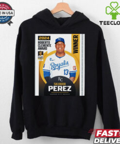 Congratulations to the 2024 Roberto Clemente Award winner Salvador Perez Kansas City Royals Poster t shirt