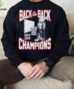 Connecticut Huskies basketball 2023 2024 back to back Champions shirt