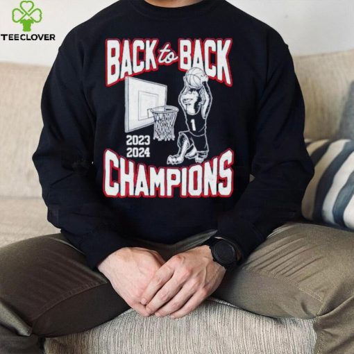 Connecticut Huskies basketball 2023 2024 back to back Champions hoodie, sweater, longsleeve, shirt v-neck, t-shirt