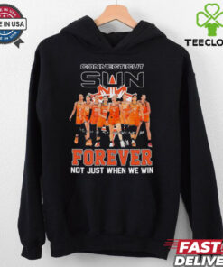 Connecticut Sun forever not just when we win hoodie, sweater, longsleeve, shirt v-neck, t-shirt