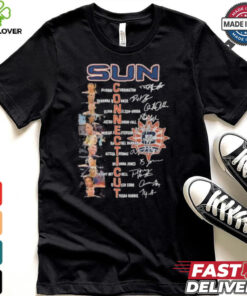 Connecticut Suns Basketball Players Signatures Shirt