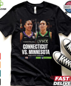 Connecticut vs. Minnesota 2024 WNBA Playoff Semi Finals Matchup Shirt