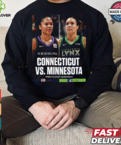 Connecticut vs. Minnesota 2024 WNBA Playoff Semi Finals Matchup Shirt
