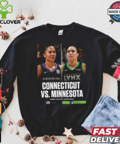 Connecticut vs. Minnesota 2024 WNBA Playoff Semi Finals Matchup Shirt