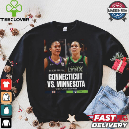 Connecticut vs. Minnesota 2024 WNBA Playoff Semi Finals Matchup Shirt