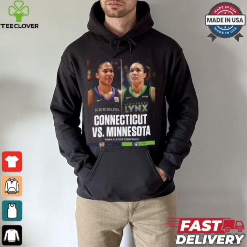 Connecticut vs. Minnesota 2024 WNBA Playoff Semi Finals Matchup Shirt