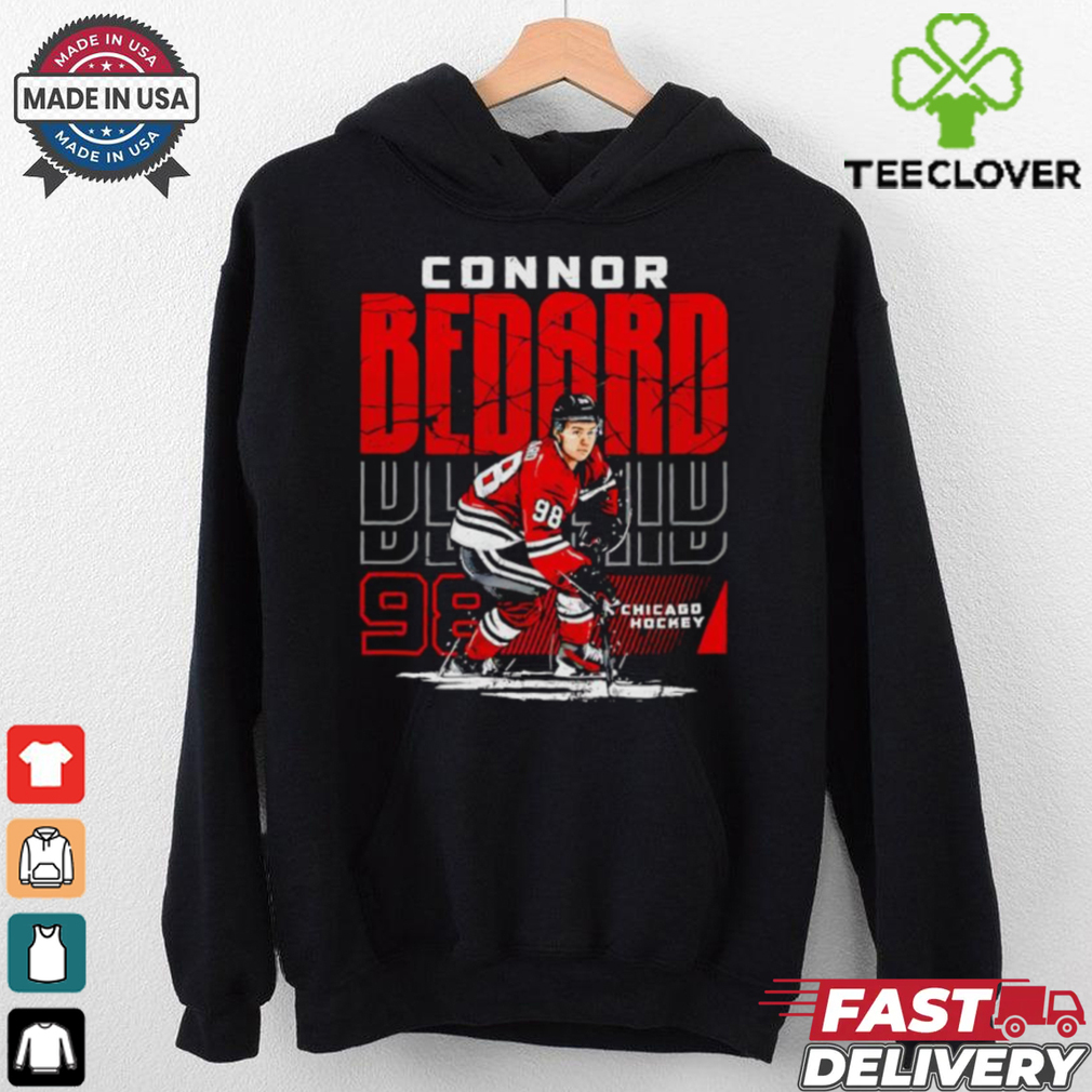 Connor Bedard 98 Chicago Blackhawks Hockey repeat shirt Connor Bedard 98 Chicago Blackhawks Hockey repeat shirt