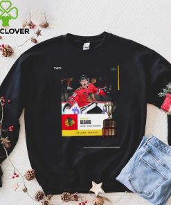 Connor Bedard Centre Chicago Blackhawks 2024 Calder Trophy Awards shirt