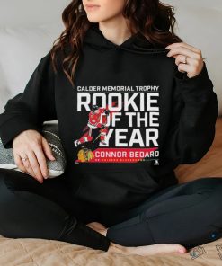 Connor Bedard Chicago Blackhawks 2024 Calder Memorial Trophy Winner T Shirt