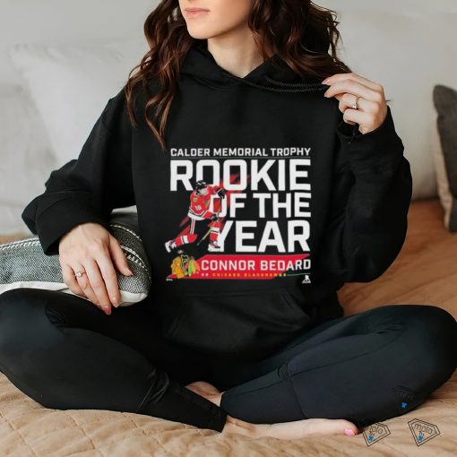 Connor Bedard Chicago Blackhawks 2024 Calder Memorial Trophy Winner T Shirt