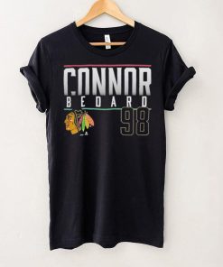 Connor Bedard Chicago Blackhawks #98 Name & Number Shirt