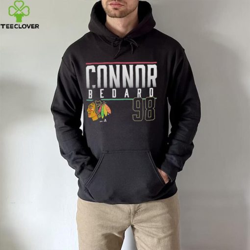 Connor Bedard Chicago Blackhawks #98 Name & Number Shirt