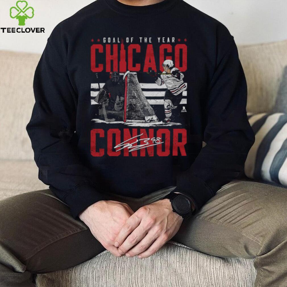 Connor Bedard Chicago Goal Of The Year Shirt Connor Bedard Chicago Goal Of The Year Shirt