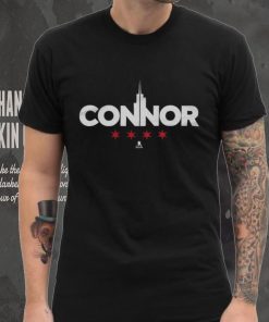 Connor Bedard Chicago Willis Tower WHT Shirt