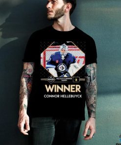 Connor Hellebuyck Winner William M.Jennings Trophy Awards Regular Season 2024 For Winnipeg Jets NHL Shirt