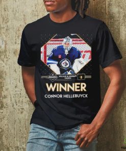 Connor Hellebuyck Winner William M.Jennings Trophy Awards Regular Season 2024 For Winnipeg Jets NHL Shirt