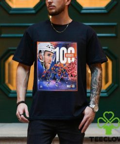 Connor McDavid Edmonton Oilers Has Reached 100 Assists On The NHL Season T Shirt