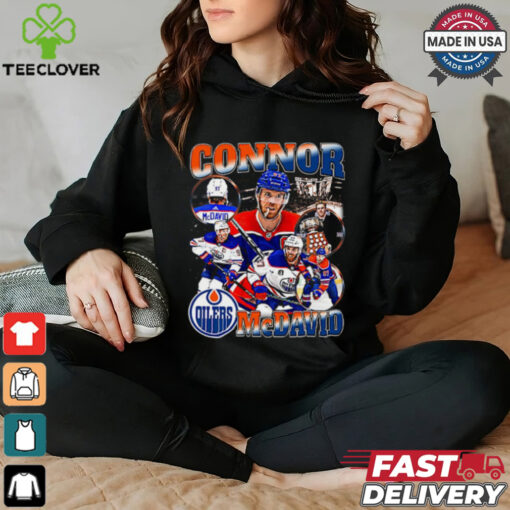 Connor McDavid Retro Collage T Shirt