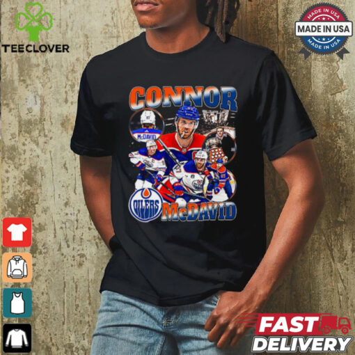 Connor McDavid Retro Collage T Shirt