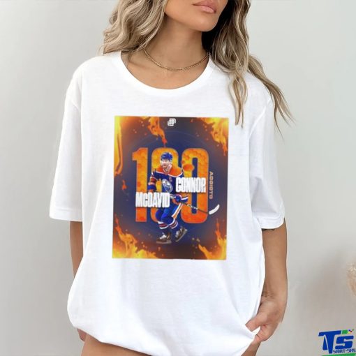 Connor Mcdavid 100 Assists T hoodie, sweater, longsleeve, shirt v-neck, t-shirt