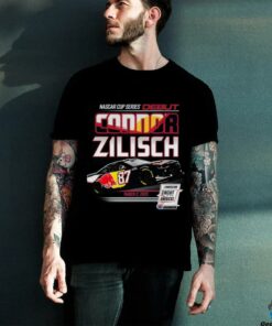 Connor Zilisch Trackhouse Racing Team Collection Heather Navy Red Bull Car T Shirt