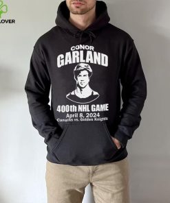 Conor Garland 400Th Game April 8, 2024 Canucks Vs. Golden Knights T Shirt