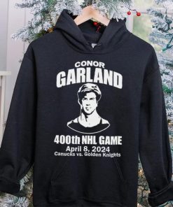 Conor Garland 400Th Game April 8, 2024 Canucks Vs. Golden Knights T Shirt