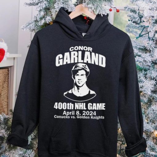 Conor Garland 400Th Game April 8, 2024 Canucks Vs. Golden Knights T Shirt