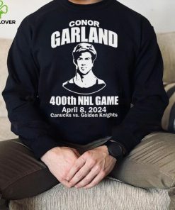 Conor Garland 400Th Game April 8, 2024 Canucks Vs. Golden Knights T Shirt