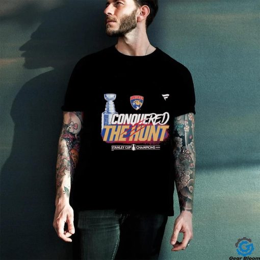 Conquered The Hunt Florida Panthers 2024 Stanley Cup Champions Celebration T Shirt
