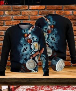 Cook Galaxy Black Ugly Christmas Sweater