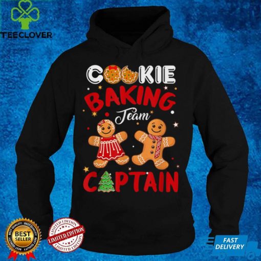Cookie Baking Team Captain Gingerbread Christmas Funny T Shirt