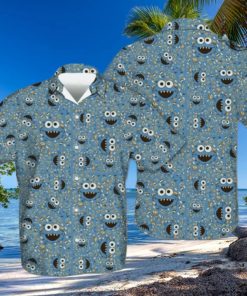 Cookie Monster Shirt For Adults Mens Cookie Monster Hawaiian Shirt