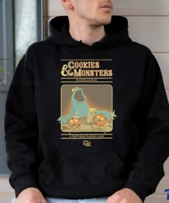 Cookie Monster X Dungeons and Dragons Cookies and Monsters players manual a tasty role playing game shirt
