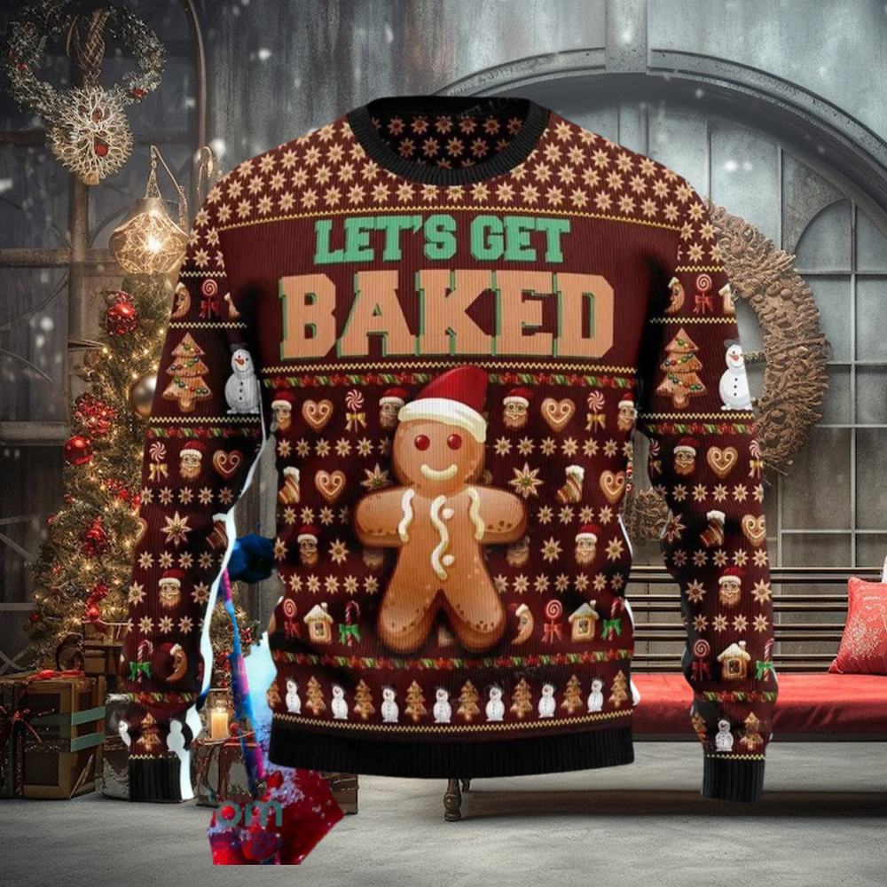 Cookies Lets Get Baked Christmas Ugly Christmas Sweater Impressive Gift For Men And Women Cookies Lets Get Baked Christmas Ugly Christmas Sweater Impressive Gift For Men And Women